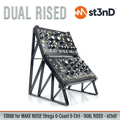 2TIER RISED STAND For MAKE NOISE 0-COAST 0-CTRL STREGA - 3D Printed  - St3nD • $88.32