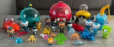 Octonauts Large Play Set Toy Bundle Figures Vehicles Accessories & Gups • £75