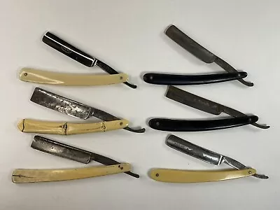 Vintage Straight Razor Lot Of 6 J R Torrey Noonan Tornblom Wostenholm England • $14.99