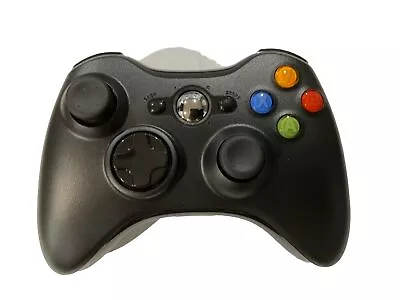Microsoft Xbox 360 Black Wireless Controller Open Box Free Shipping • $28.99
