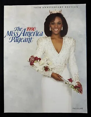 The 1990 Miss America Pageant Official 70th Anniversary Edition Program • $25