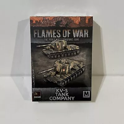 KV-5 Tank Company Soviet Eastern Front Mid-War Flames Of War - Box 22 • $22