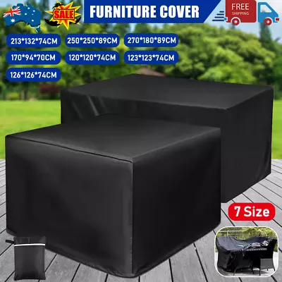 Waterproof Outdoor Furniture Cover Yard UV Garden Table Sofa Chair Protector AU • $14.90