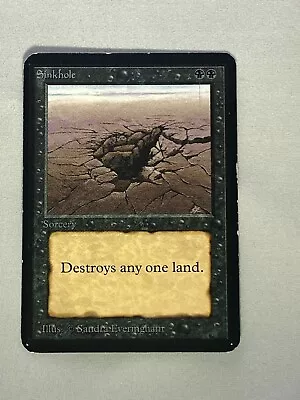 MTG Sinkhole Alpha Magic The Gathering • $119.99