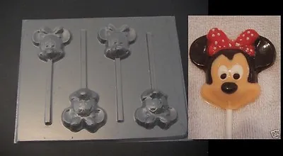 MINNIE MOUSE Face Head Chocolate Candy Soap Mold • $4