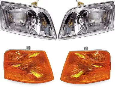 1998-2011 VOLVO VNL VMN 200 300 Series Daycab Truck Headlight With Corner - SET • $180