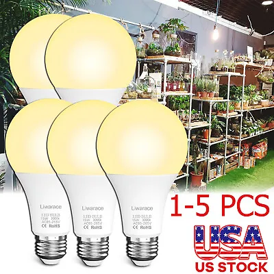 1~5 XLED E26 Light Bulbs /E27 5W/9W/15W/18W Watt Energy Saving Warm White 3000K • $7.95