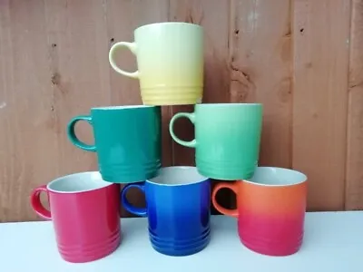 Batch# (3) Le Creuset Rainbow Set Stoneware 350ml X6 Mugs • £49.99