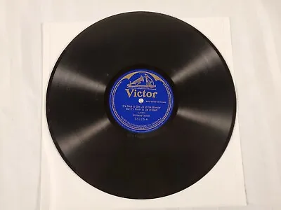 $16.95 • Buy Antique 1920 Victor Blue Label 12  78RPM Sir Harry Lauder ~ 55115