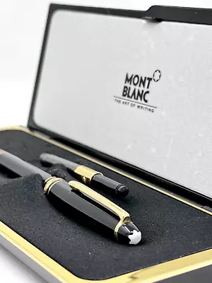 Montblanc Meisterstuck 4810 14k 4810 585 Black Fountain Pen • $250