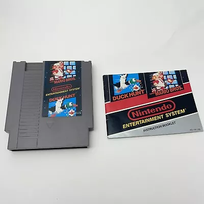 Super Mario Bros Duck Hunt With Manual Nintendo NES Video Games • $13.47