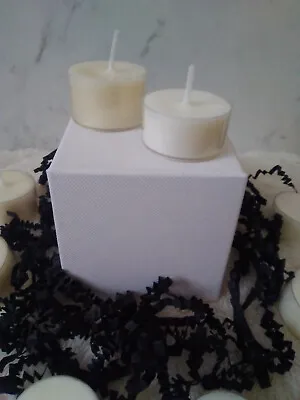 Handmade Soy Wax Tea Light Candles -  Choose Your Size And Your Scent • £4.60