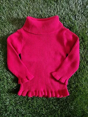 Matalan Baby Girls 3-6M Red Long Sleeve Jumper Casual  • £3.85