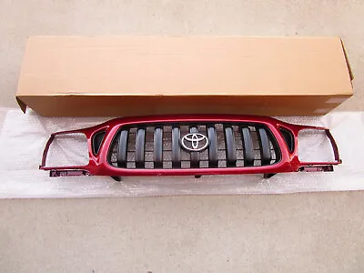 Fits: 01 - 04 Toyota Tacoma Front Radiator Grille Impulse Red Pearl Oem New • $587.99