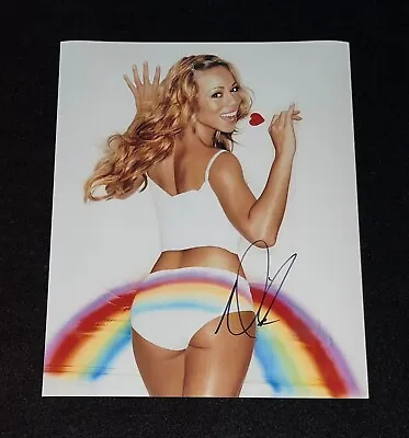 $149.95 • Buy Mariah Carey Signed 11x14 Photo Rainbow COA