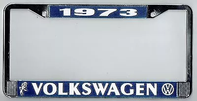 1973 Volkswagen VW Bubblehead Vintage California License Plate Frame BUG BUS T-3 • $48