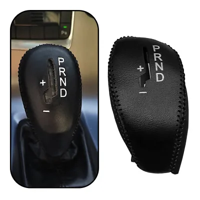 Leather Gear Shift Knob Cover Fit For Volvo V40 V60 XC60 S60 2014-2017 • $13.49