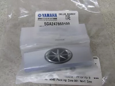 $34.99 • Buy Yamaha Road Star Silverado Stratoliner V-star 1300 Tourer Star Backrest Emblem