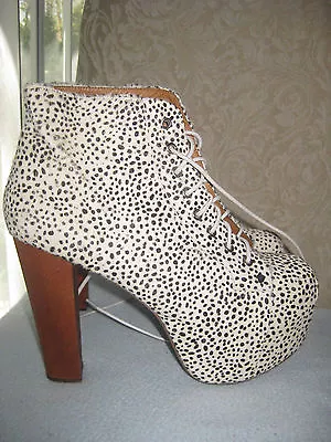Jeffrey Campbell  Shoes Lita FUR Platforms  Size 9.5 M • $79.95