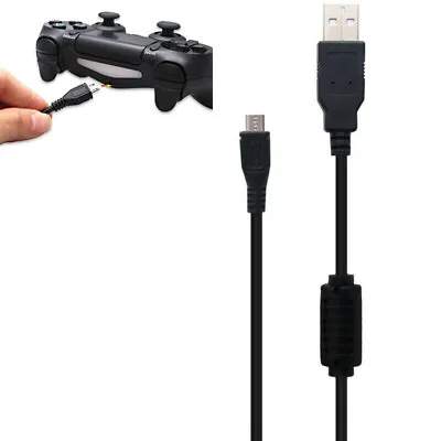$12.69 • Buy For PS4 DualShock 4 Playstation 4 Controllers USB Charging Cable Cord 2M