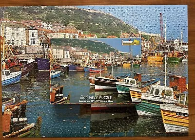 1000 Piece Jigsaw Puzzle - Scarborough - Chad Valley Add 2nd Jigsaw Free Postage • £2.31