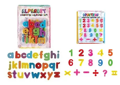 Magnetic Learning Numbers And Letters Toy Fridge Magnetic Maths Alphabet • £2.99