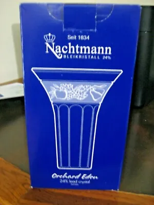 Nachtmann  Orchard Eden  Vase - (germany) 24% Lead Crystal - New In Box • $27.39