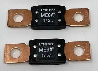 Littelfuse 0298175 MEGA Bolt-Down Fuse 175A Time Delay 32V 298 Series Pack Of 2 • $16.99