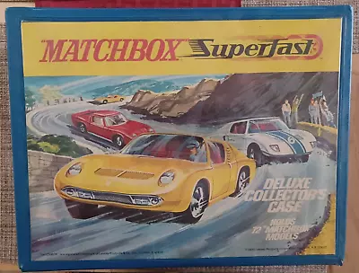 Vintage Matchbox Superfast - Deluxe Collector's 72 Car Case - Used Condition • $9.99