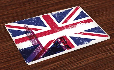 Union Jack Place Mats Set Of 4 Country Culture Old • £16.99