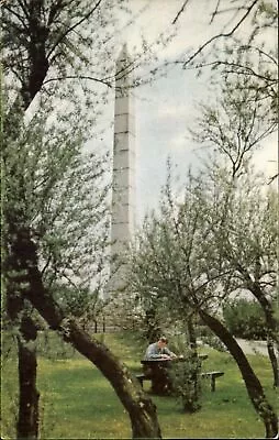 Fort Meigs Monument ~ Perrysburg Ohio OH ~ Sohio Oil & Gas Advertising ~ 1950s • $1.99