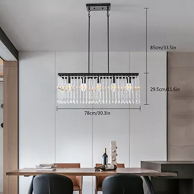 5-Light Modern Crystal Chandelier Pedant Lamp Elegant Ceiling Light Home Decor • $65.70