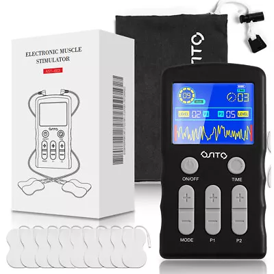 25 Modes 2 Channel OSITO TENS Unit Pulse Massager Muscle Stimulator Pain Therapy • $41.50