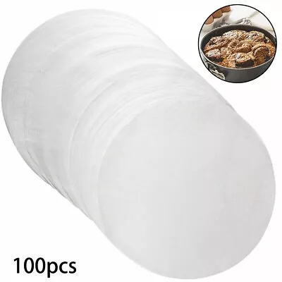 Essential Parchment Paper Liners For Air Fryer And Cake Pans 7 Inch 100pcs • £9.50