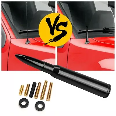 BLACK BULLET ANTENNA 50 CAL BLACK For Dodge Grand Caravan RAM DAKOTA Durango EOA • $11.99