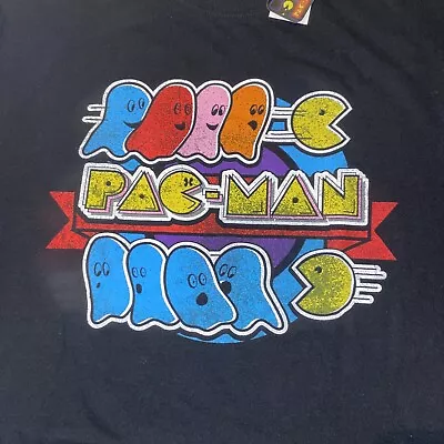 Retro Style Pac-Man T Shirt Mens Size Large 100% Cotton • $13.46