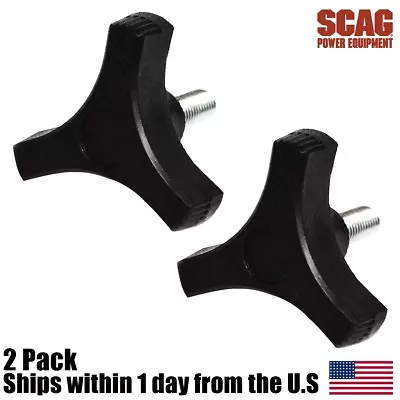 2PK Genuine OEM Scag 3/8-16 Mower Deck Wing Nut Knob 481625-01 • $14.99