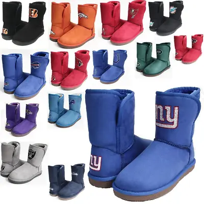 Officially Licensed NFL Team Color Boot With Crystal Logo by Cuce 616936-J • $40