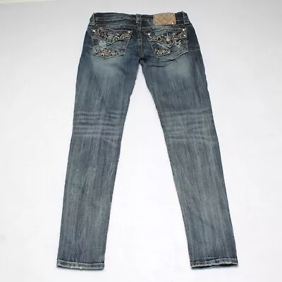 Womens Miss Me Signature Skinny Jeans Size 26 Inseam 30 JE83095L • $29.95
