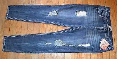 Mudd Distressed Destructed Juniors Skinny Jeans  Rip & Repair  Denim MSRP $48.00 • $24.99