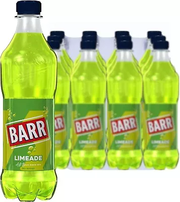 BARR Since 1875 Zingy Limeade 12 Pack Fizzy Drink Bottles 12x500ml • £12.97