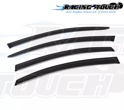 Dark Smoke Outside Mount Window Visor Rain Guard 4pcs For Mazda Mazda6 2008-2009 • $47.07