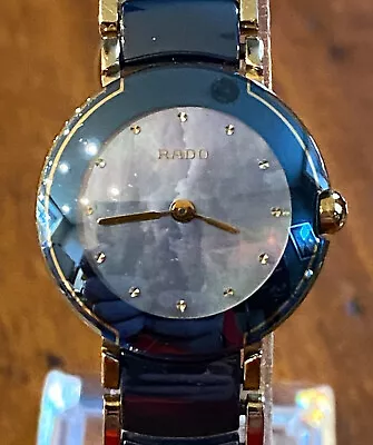 £310.49 • Buy Gorgeous Rado Diastar Ceramic/gold Mother Of Pearl Ladies Quartz Watch