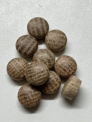 10 Oak 12mm Dome Head Plugs End Grain. • £5.78