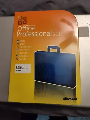 NEW FACTORY SEALED Microsoft Office Professional Pro 2010 Full Version • $120