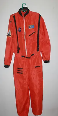 Underwraps Orange NASA Commander Astronaut Suit Plus Size Costume XX-Large • $24.99