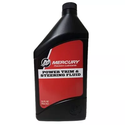 Mercury Marine Mercruiser Power Tilt Trim Steering Fluid Quart 858075K01 • $12.99