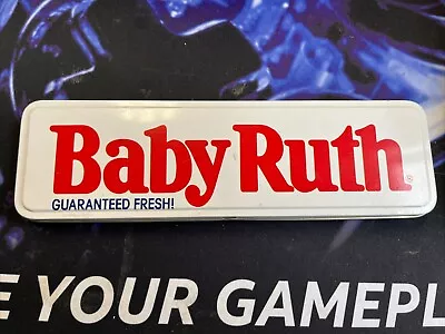 1985 Vintage Baby Ruth Candy Bar Tin - Nabisco Brand Hinged Box • $10