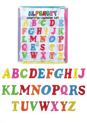 Kids Learning Teaching MAGNETIC Toy Letters Fridge Magnets Alphabet • £2.69