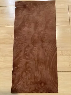 AAA Exotic Madrone Burl Wood Veneer—- 2 Sheets  6.5” X 14.5 Each • $8